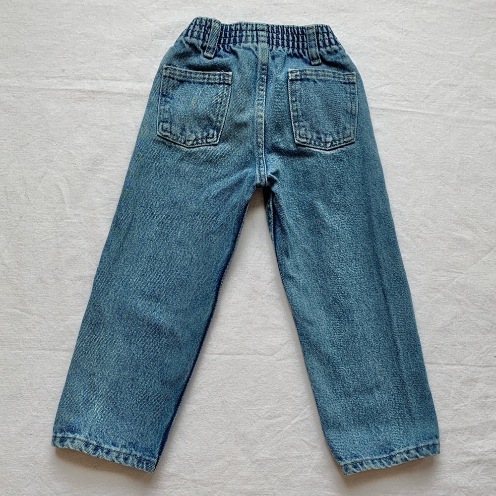 Vintage Rustler 100% Cotton Blue Jeans / Sturdy Thick Denim Pants / 4 Regular